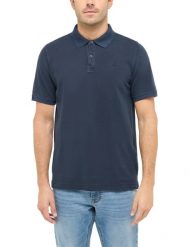 Męski T-Shirt Mustang Style Pablo PC Polo Dark Sapphire 1016297 4136. Niebieskie koszulki polo męskie Mustang, m, bez wzorów, bez kołnierzyka, bez ramiączek. Za 69.99 zł.