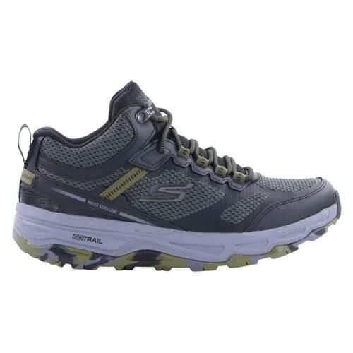 Buty do chodzenia męskie Skechers GO Run Trail Altitud. Szare buty do biegania męskie Skechers, bez wzorów, z materiału, bez zapięcia, trekkingowe. Za 366.00 zł.