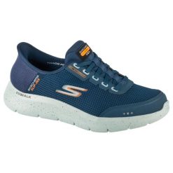 Buty do biegania męskie, Slip-Ins: Go Walk Flex - Waterproof. Niebieskie buty do biegania męskie Skechers, bez wzorów, bez zapięcia, do biegania. Za 429.99 zł.