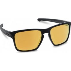 Okulary przeciwsłoneczne OAKLEY - Sliver Xl OO9341-07 Matte Black/24k Iridium. Czarne okulary przeciwsłoneczne męskie Oakley, z tworzywa sztucznego. W wyprzedaży za 449.00 zł.
