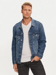 Tommy Jeans Koszula jeansowa Ryan DM0DM20495 Niebieski Regular Fit. Niebieskie koszule męskie Tommy Jeans, m, bez wzorów, z bawełny, bez kołnierzyka, bez ramiączek. Za 339.99 zł.