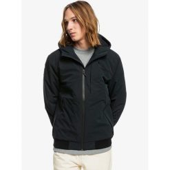 Kurtka turystyczna męska Quiksilver New Brook. Czarne kurtki męskie Quiksilver, na zimę, m, bez wzorów, z poliesteru, bez ramiączek, z kapturem. Za 436.70 zł.
