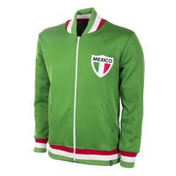 Bluza retro piłkarska dla dorosłych Meksyk 1970. Zielone bluzy nierozpinane męskie COPA FOOTBALL, m, bez wzorów, casualowe, bez ramiączek, bez kaptura. Za 381.61 zł.