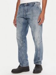 G-Star Raw Jeansy Kitoh 3D D26701-E207 Niebieski Relaxed Fit. Niebieskie jeansy męskie G-Star Raw, bez wzorów, z bawełny, retro. Za 899.99 zł.