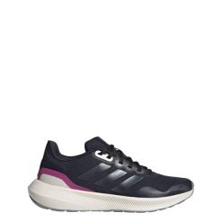 Buty do biegania Runfalcon 3 TR Shoes. Czarne buty do biegania męskie ADIDAS, bez wzorów, z materiału, bez zapięcia, do biegania. Za 276.60 zł.