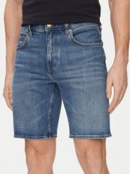 Tommy Hilfiger Szorty jeansowe Brooklyn MW0MW35172 Niebieski Straight Fit. Niebieskie szorty męskie Tommy Hilfiger, bez wzorów, z bawełny. Za 429.99 zł.