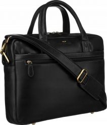 Torba Peterson Skórzana, męska torba na laptopa. Torby na laptopa męskie Peterson, bez wzorów, małe. Za 874.68 zł.