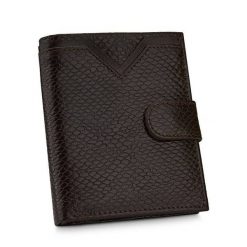 Portfel wężowy BETLEWSKI BPM-PP-67 c. brązowy. Brązowe portfele męskie Betlewski, bez wzorów, ze skóry. Za 149.99 zł.