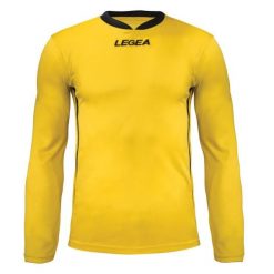 Męska Koszulka Biegowa Dusseldorf ML Długie Rękawy Żółto-Czarna. Czarne koszulki męskie z długim rękawem Legea, m, bez wzorów, z poliesteru, sportowe, bez kołnierzyka, bez ramiączek. W wyprzedaży za 52.00 zł.