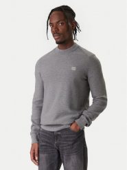 BOSS Sweter Anion 50527584 Szary Regular Fit. Szare kardigany męskie Boss, m, bez wzorów, z bawełny, bez ramiączek. Za 509.99 zł.