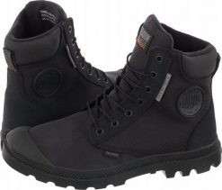 Buty trekkingowe męskie Palladium Palladium Pampa Sc Wpn U-s 77235-010-M Czarne 44. Czarne buty trekkingowe męskie Palladium, bez wzorów, bez zapięcia. Za 693.33 zł.