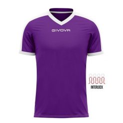 Koszulka piłkarska dla dorosłych Givova Revolution Interlock. Białe t-shirty sportowe męskie Givova, l, bez wzorów, sportowe, bez ramiączek. Za 53.39 zł.