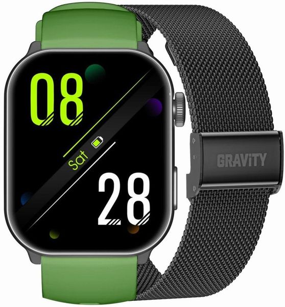SMARTWATCH UNISEX GRAVITY GT28-4 - ROZMOWY BLUETOOTH, DODATKOWY PASEK (sg037d). Zegarki smartwatch Gravity. Za 132.82 zł.