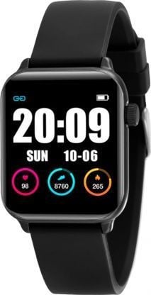 Smartwatch Rubicon KW37 Czarny (RNCE56BIBX01AX). Czarne zegarki smartwatch Rubicon. Za 93.45 zł.