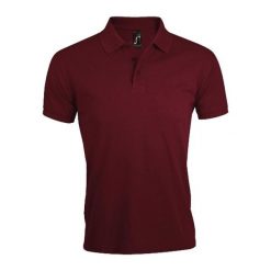 Męska Koszulka Polo Prime. Brązowe koszulki polo męskie SOL'S, m, bez wzorów, sportowe, bez kołnierzyka, bez ramiączek. Za 84.99 zł.