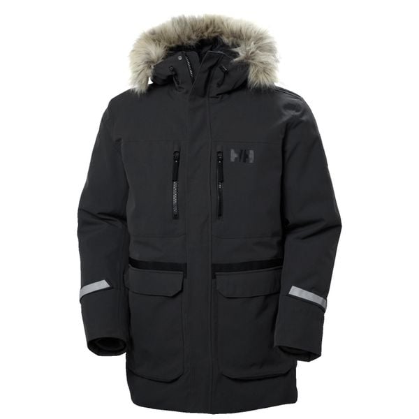 Parka Helly Hansen Varanger. Czarne parki męskie Helly Hansen, na zimę, m, bez wzorów, z syntetyku, bez kaptura. Za 1,855.00 zł.