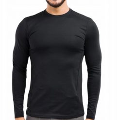 Bluza termoaktywna Under Armour Tactical Crew CGI Base Layer - black. Czarne bielizna termoaktywna męska Under Armour, m, bez wzorów, bez ramiączek. Za 276.14 zł.