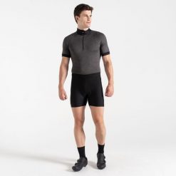 Spodenki rowerowe męskie Dare 2B Cyclical. Brązowe szorty sportowe męskie Dare 2B, bez wzorów, z elastanu. W wyprzedaży za 119.99 zł.